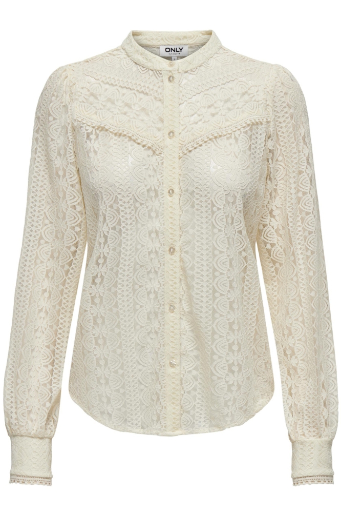 ONLREBA LACE L/S SHIRT WVN NOOS 15282071 Egret